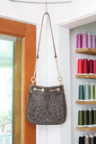The Chatham Purse: Chocolate Brown Suede