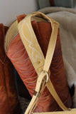The Stockyards Suede Leather Purse- Buckskin