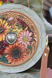 Autumn Florals Round Purse