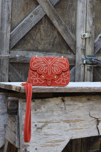 The Jennings Bag: Sienna Suede Butterfly