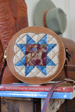 Sawtooth Cowboy Leather Purse- Blue