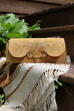 The Jolene Purse-  Buckskin Suede