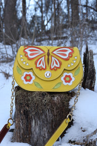 Sunshine Butterfly Purse