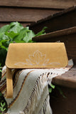The Jolene Purse-  Buckskin Suede