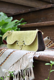 The Reba Purse- Floral Embossed Yellow