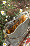 Daisy Purse- Sage Green Leather