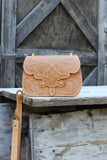 The Jennings Bag: Smooth Distressed Saddle Tan