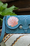 Seaside Purse- Blue Suede