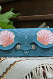 Seaside Purse- Blue Suede