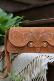 The Jolene Purse- Golden Brown Suede