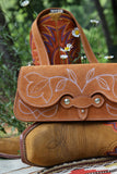 The Jolene Purse- Golden Brown Suede