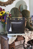 The Chatham Purse: Chocolate Brown Suede
