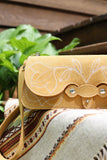 The Jolene Purse-  Buckskin Suede
