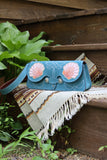 Seaside Purse- Blue Suede