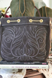 The Chatham Purse: Chocolate Brown Suede