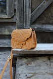 The Jennings Bag: Smooth Distressed Saddle Tan