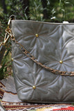 Daisy Purse- Sage Green Leather
