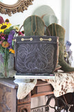 The Chatham Purse: Chocolate Brown Suede