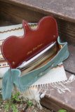 The Jolene Purse-  Juniper Green Suede