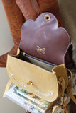 The Stockyards Suede Leather Purse- Buckskin