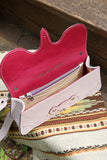 The Jolene Purse- Blush Pink Nubuck