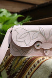 The Jolene Purse- Blush Pink Nubuck