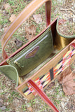Patchwork Butterfly Leather Tote