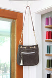 The Chatham Purse: Chocolate Brown Suede