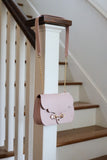 The Jennings Shoulder Bag: Blush Pink Horse Girl