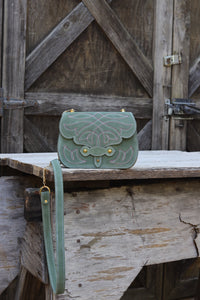 The Jennings Bag: Juniper Green Suede