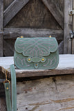 The Jennings Bag: Juniper Green Suede