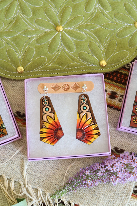 Blanket Flower  Earrings