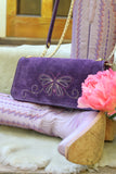 Peony  Purse- Eggplant