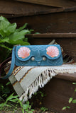 Seaside Purse- Blue Suede