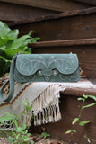 The Jolene Purse-  Juniper Green Suede