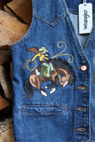 Chainstitch Embroidered Bronc Vest