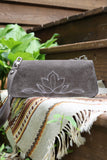 The Jolene Purse-  Chocolate Suede
