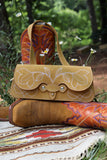 The Jolene Purse-  Buckskin Suede